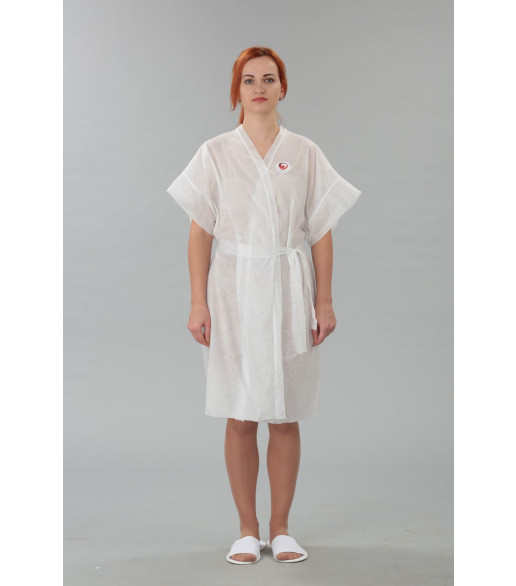 Халат-кимоно, короткий рукав, Спанлейс 40 г/м2